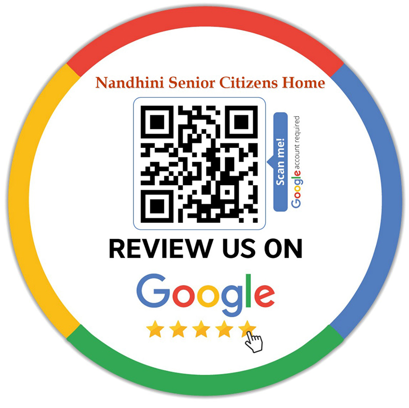 Google Review QR - Nandhini Senior Citizens Home